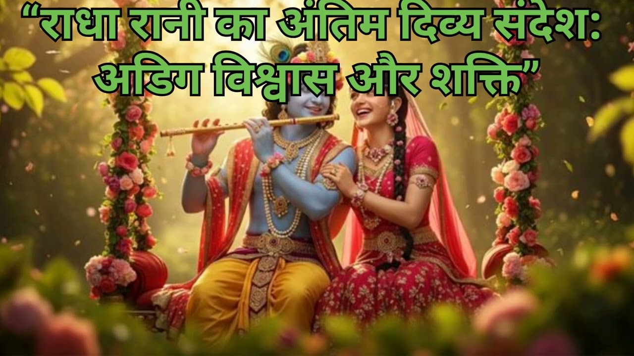 दूसरों की उम्मीदों से मत बढ़ो | अपनी दिशा स्वयं चुनो | अंतिम उपदेश l Divine Radha message 