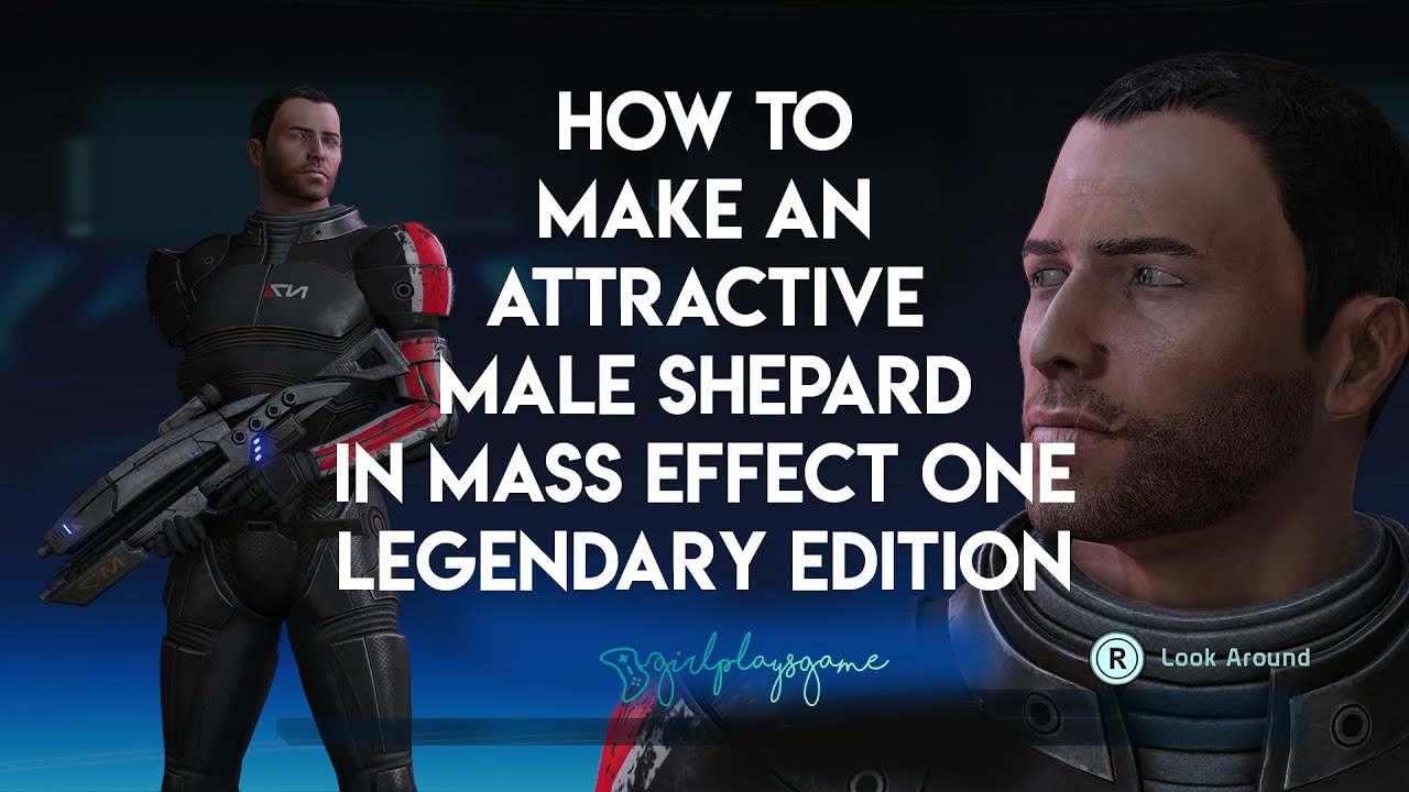 Как создать привлекательного мужского персонажа Шепарда в Mass Effect One Legendary Edition