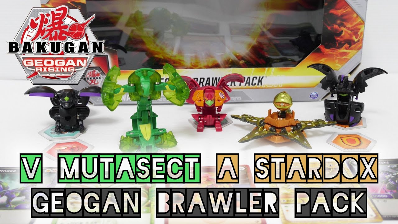 VENTUS MUTASECT & AURELUS STARDOX Geogan Brawler Pack | Geogan Rising | BAKUGAN UNBOX