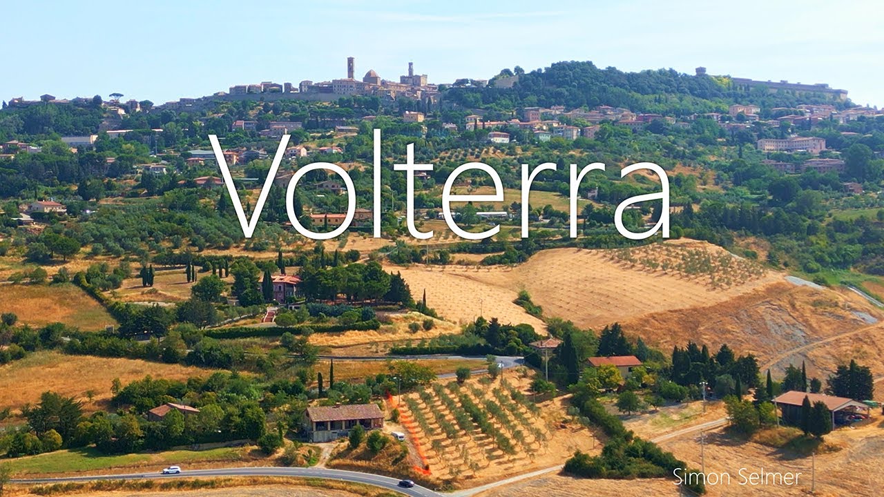 Volterra / Toscana (Tuscany) / Italy - with 4K Drone Video