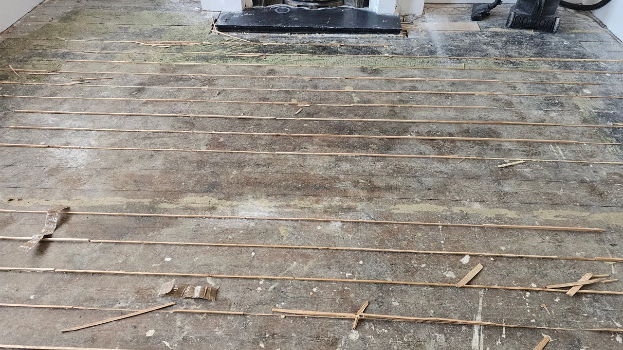 Floors Slivers installed- Sanding- Lacquered 