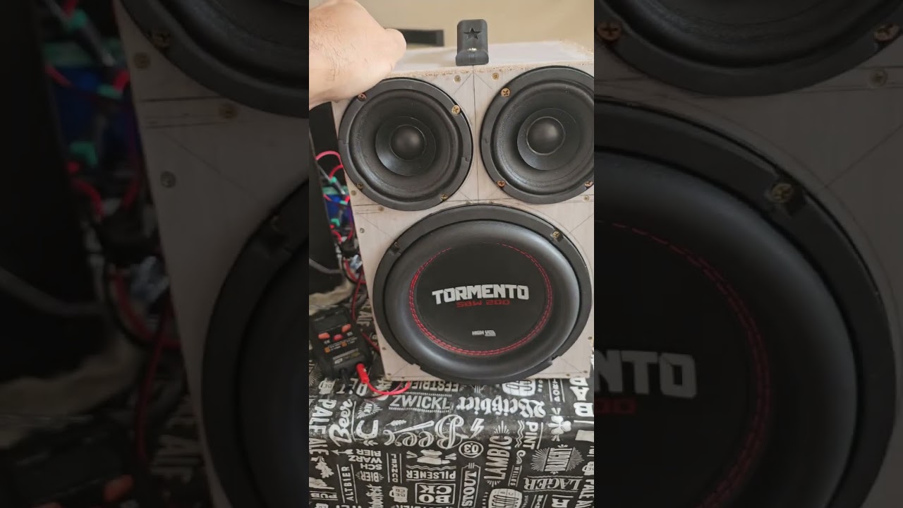 Teste Caixa Bob Tormento com Radiador Passivo 8pol, explicação o pq não gostei do 