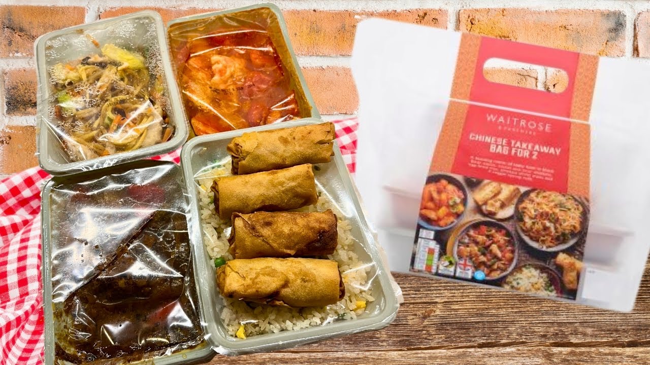 IS THIS REALLY WORTH £12.00?? Waitrose Chinese Takeaway Bag For 2 | Food Review