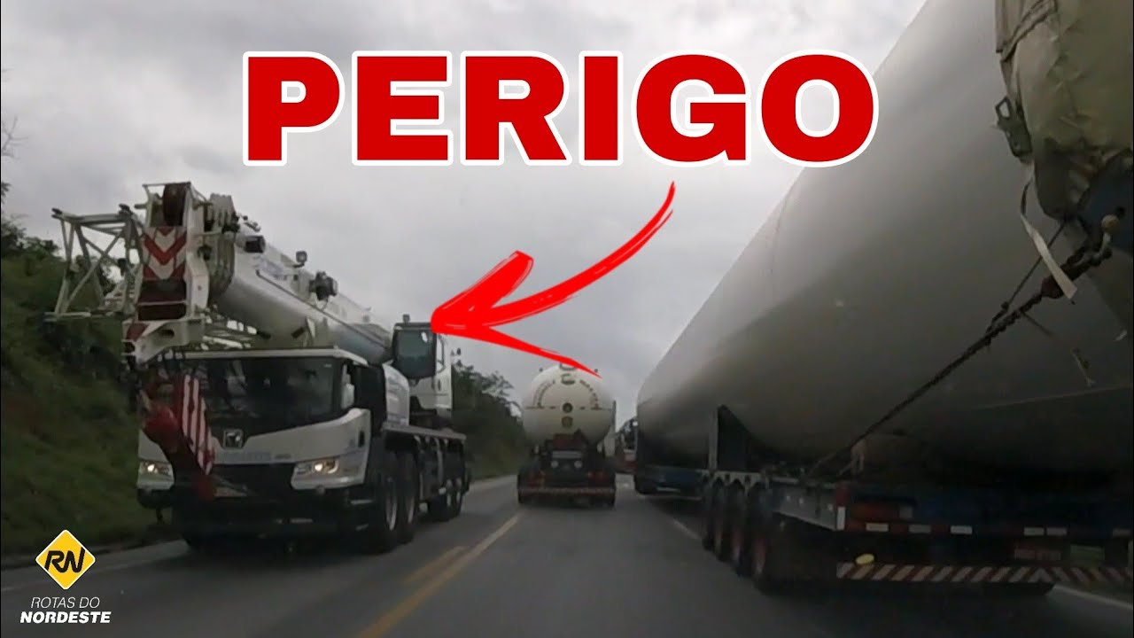 Subindo a Serra do Cem na BR-116