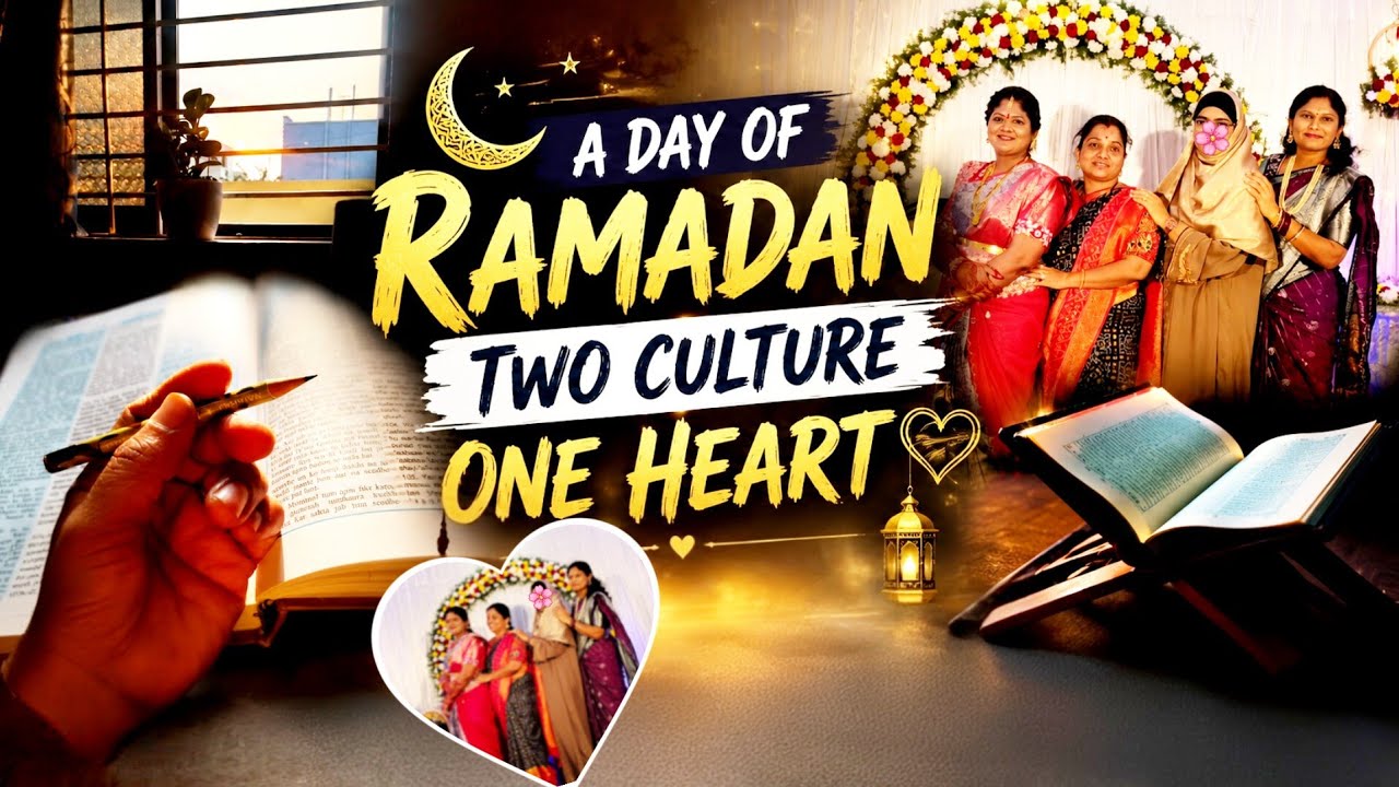 🕌A day of Ramadan|Two cultures,1❤️HEART |Friends get together| INDIAN FAMILY |Housewife |#friendship