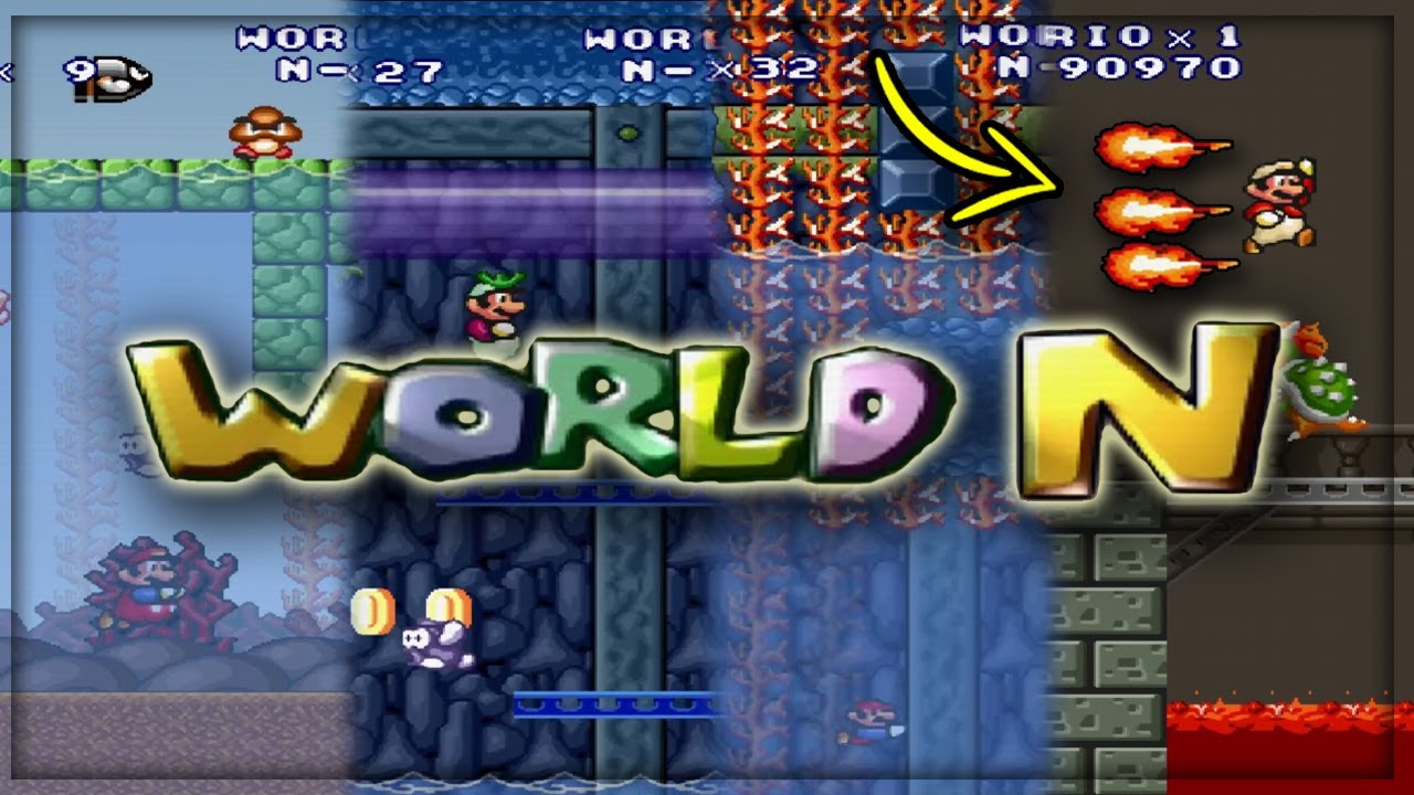 Mario Forever Letter Worlds Series | World N | WALKTHROUGH|1080p60
