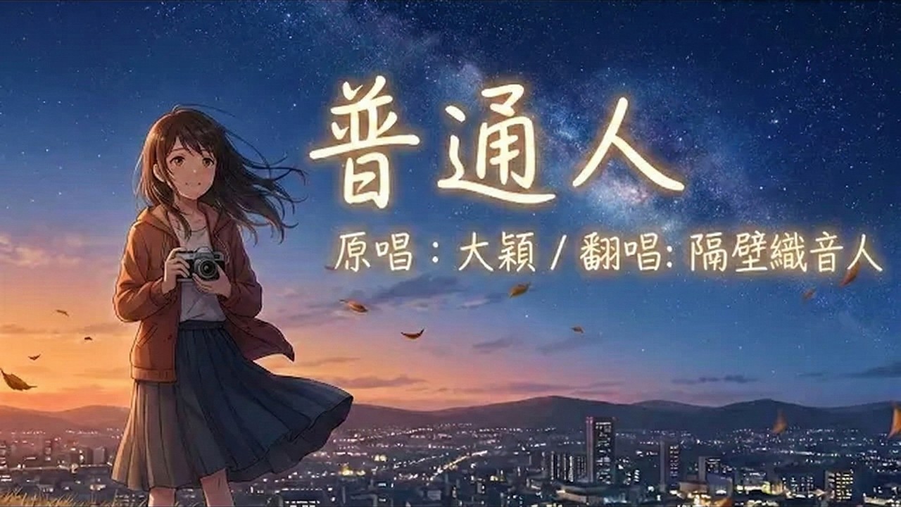 普通人 - 大穎【隔壁女孩翻唱】｜重新編曲｜熱帶輕快編曲 溫暖治癒女聲｜在忙碌的角落，聽見平凡裡的力量