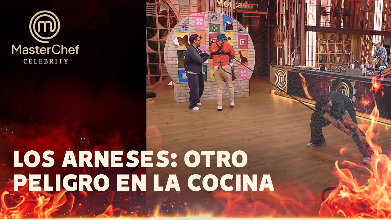 Un reto peligroso de Masterchef: arneses, ingredientes sorpresa y una ayuda internacional inesperada