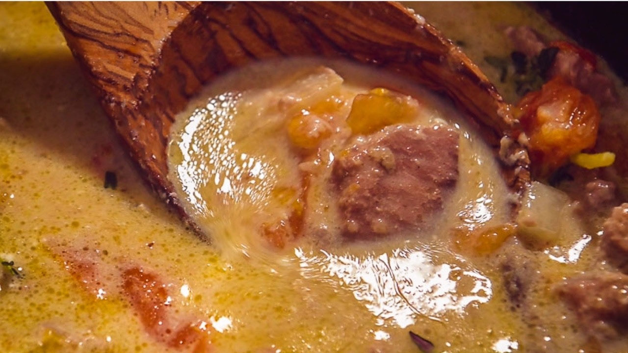 Slow Cooker French Ham Steak Stew (Creamy & Easy!)