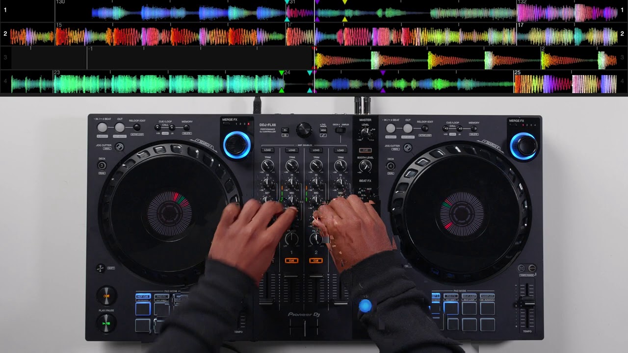 Testing the NEW $600 Pioneer DDJ-FLX6 in a QUICK 4 deck mix!