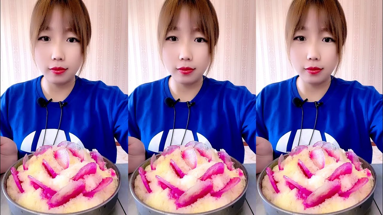 ASMR SHAVED ICE EATING / ICE EATING