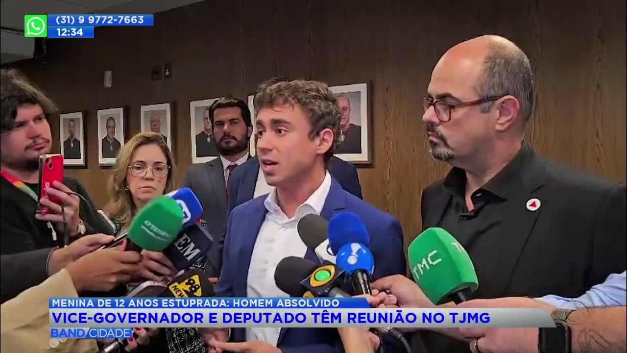 Nikolas Ferreira e Mateus Simões têm reunião no TJMG sobre caso da menina de 12 anos estuprada