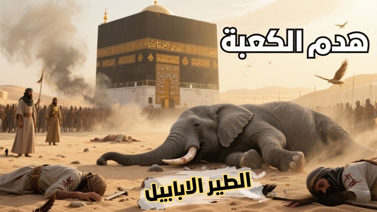 ✨قصة أصحاب الفيل | كيف دمر الله جيش أبرهة ونجت الكعبة بمعجزة عظيمة؟ #قصص #viral #القرآن