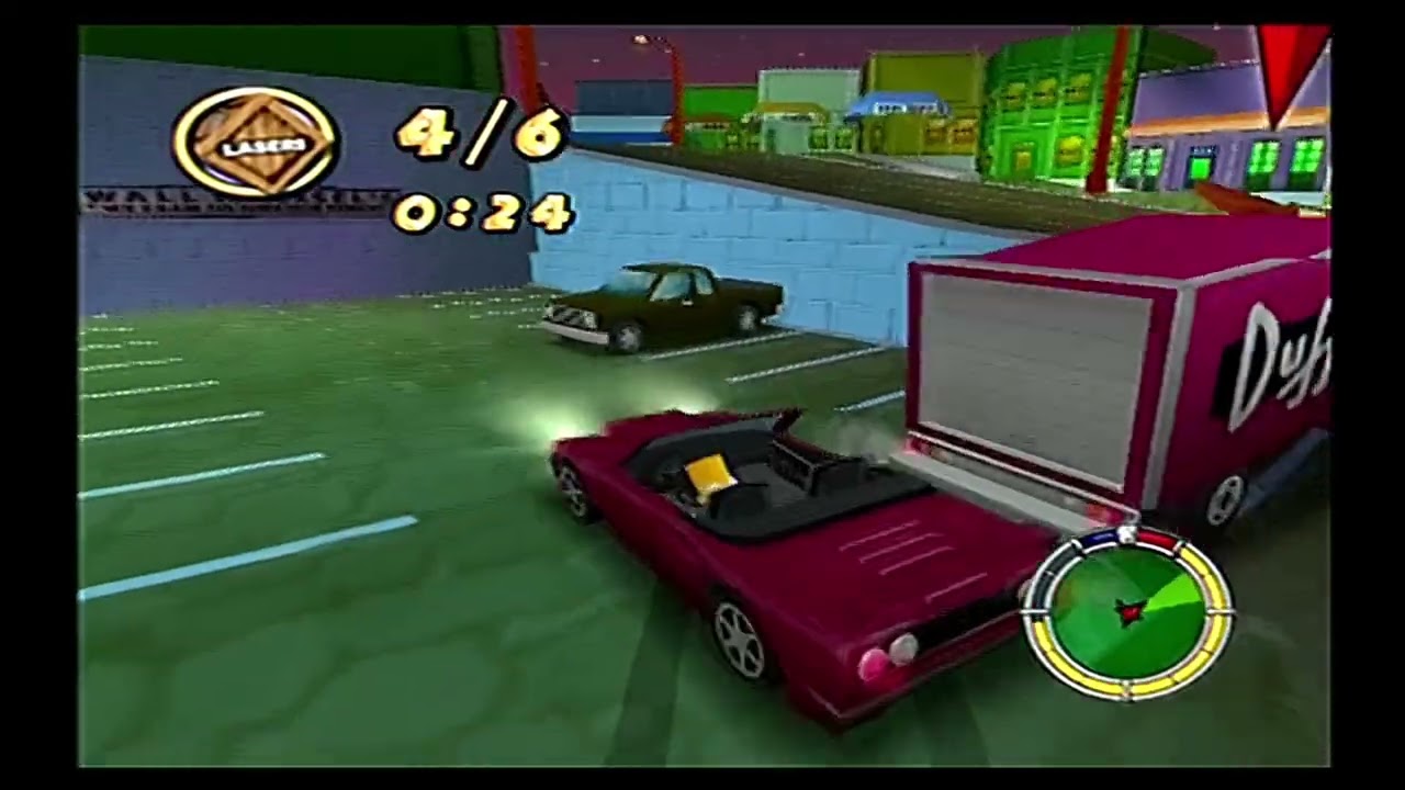 Simpsons hit and run ps2 Parte 29
