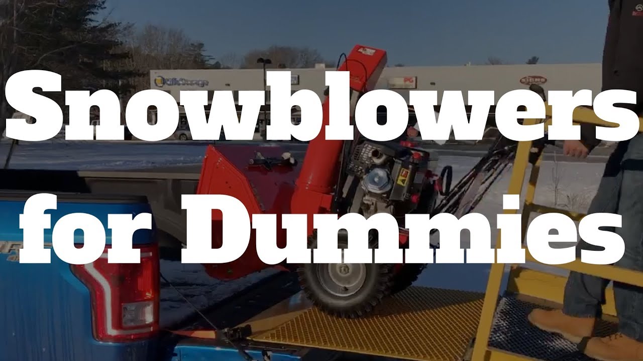 Snowblowers for Dummies: Easy How to Start & Use Tutorial DIY & Demo | Ariens Deluxe 28 SHO