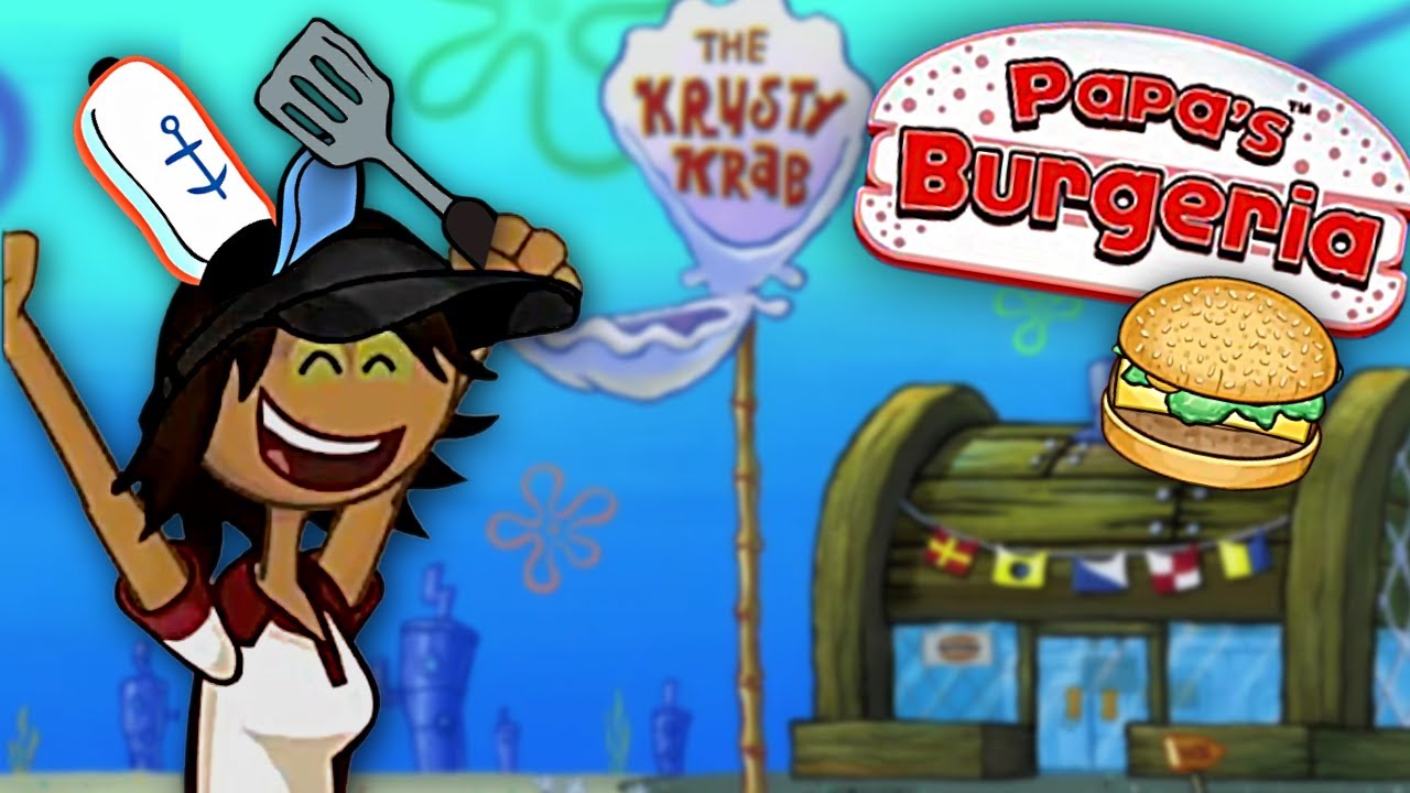 This Is Basically the Krusty Krab (Papa's Burgeria) | Coolmath Games Part 4