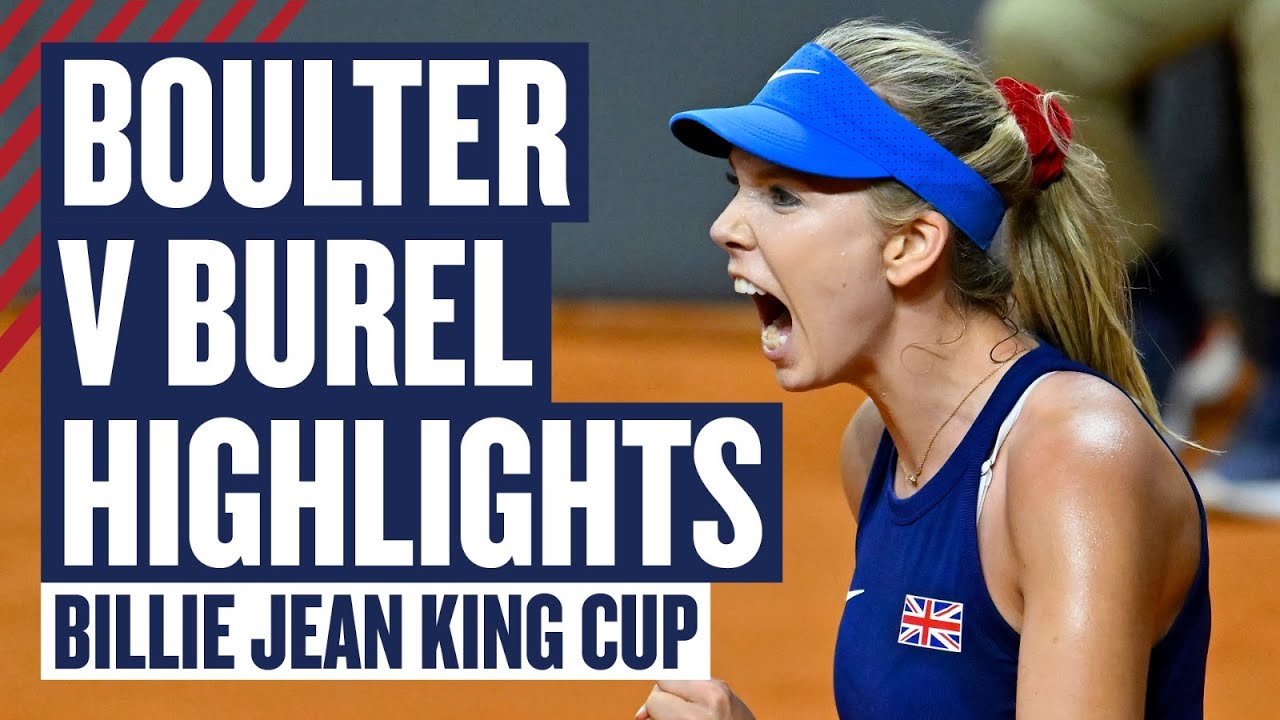 Highlights - Boulter v Burel - GB v France - Billie Jean King Cup Qualifier 2024 | LTA