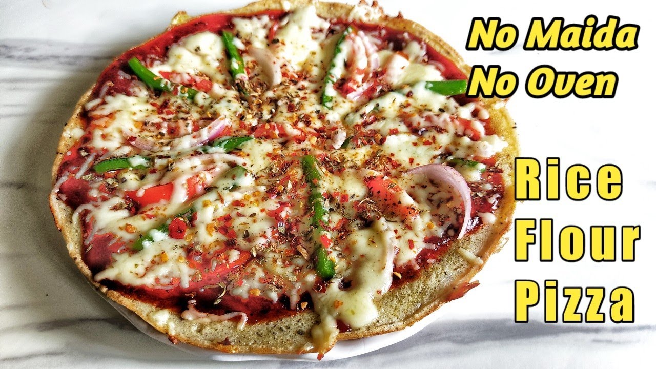 Rice Flour Pizza | Pizza Without Oven | Pizza Without Maida| Rice Flour Snacks | Easy Evening Snacks