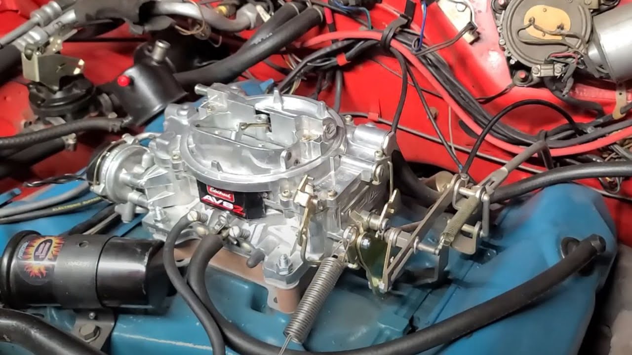 1971 Plymouth 'cuda - Edelbrock Carb removal and installation