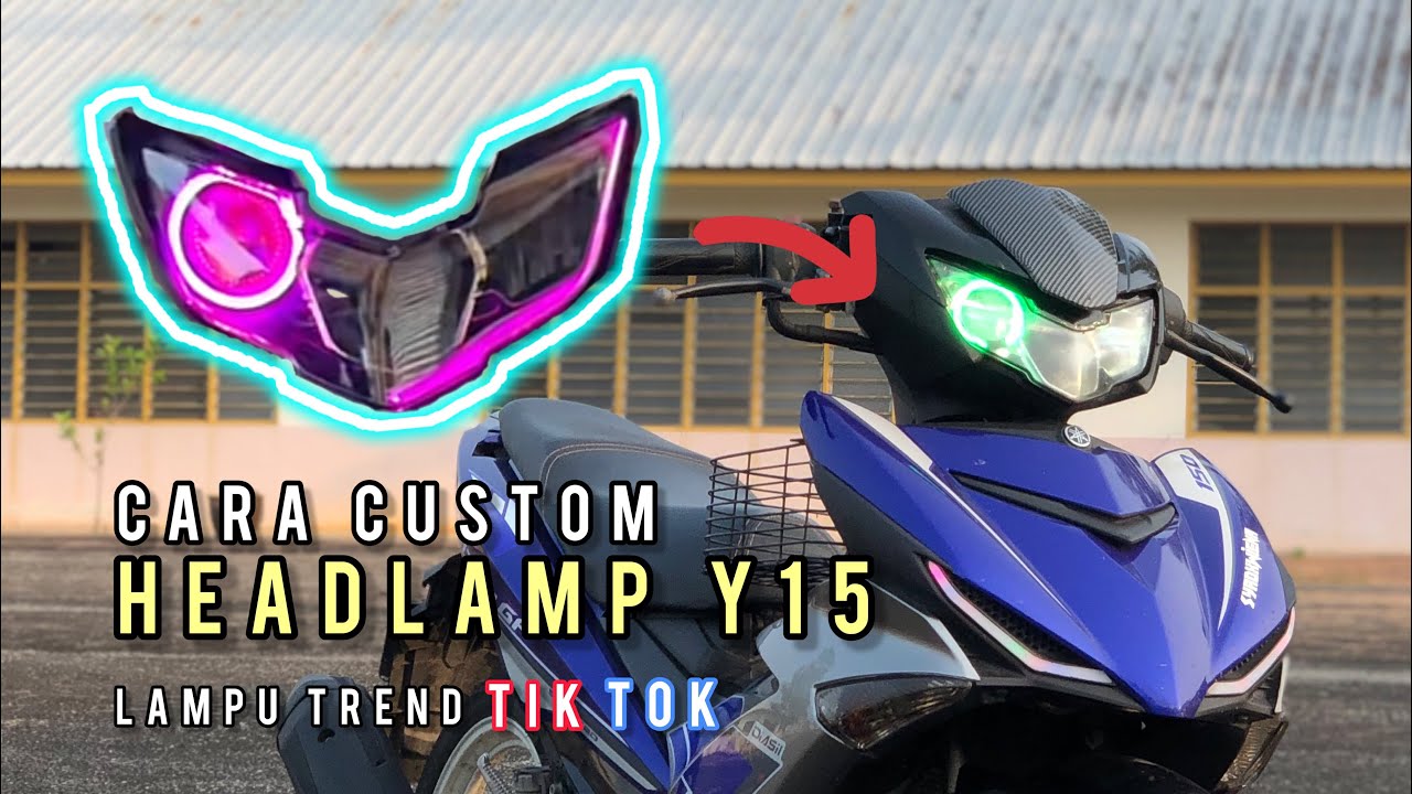 CUSTOM LAMPU Y15 trend tiktok HANYA RM10 RINGGIT!!!