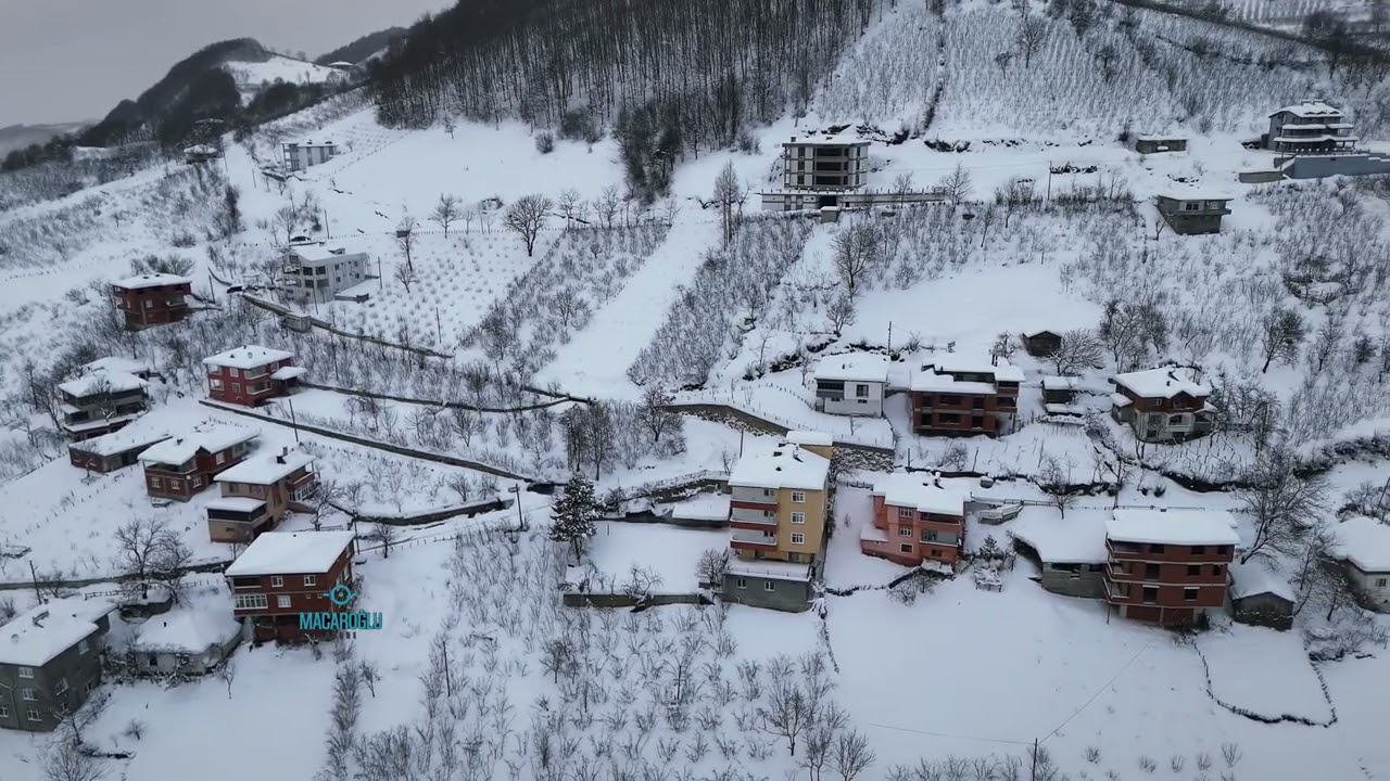 Ordu Aybastı Kayabaşı’nda Kışın Keyfi Çok Ayrı….