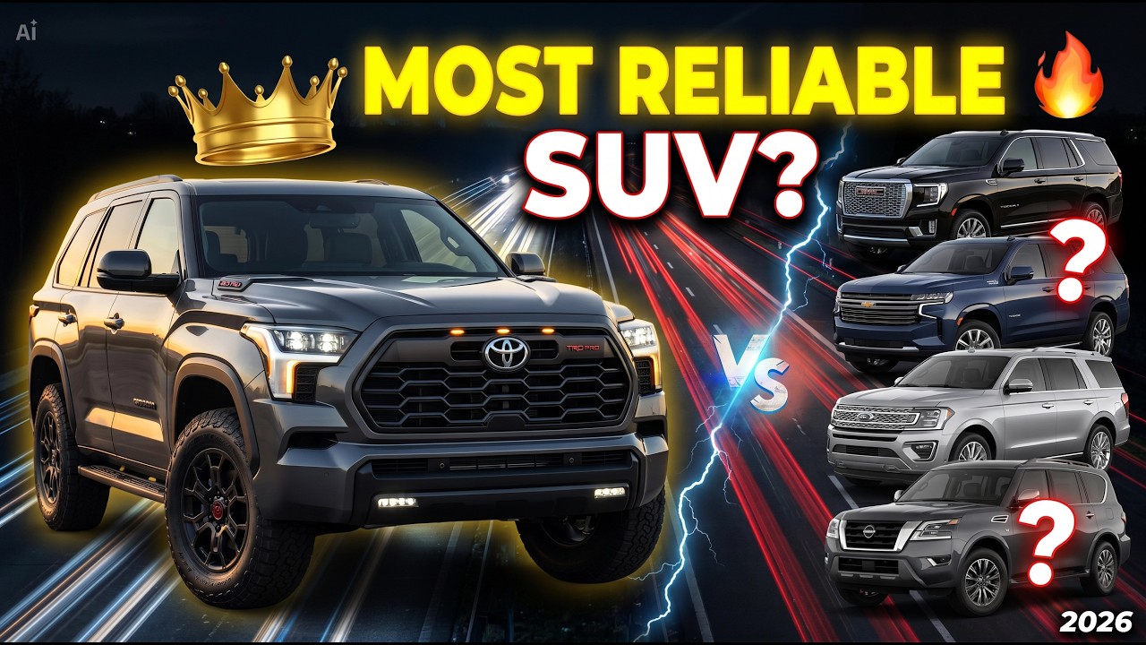 Top 5 Most Reliable Full-Size SUVs for 2026