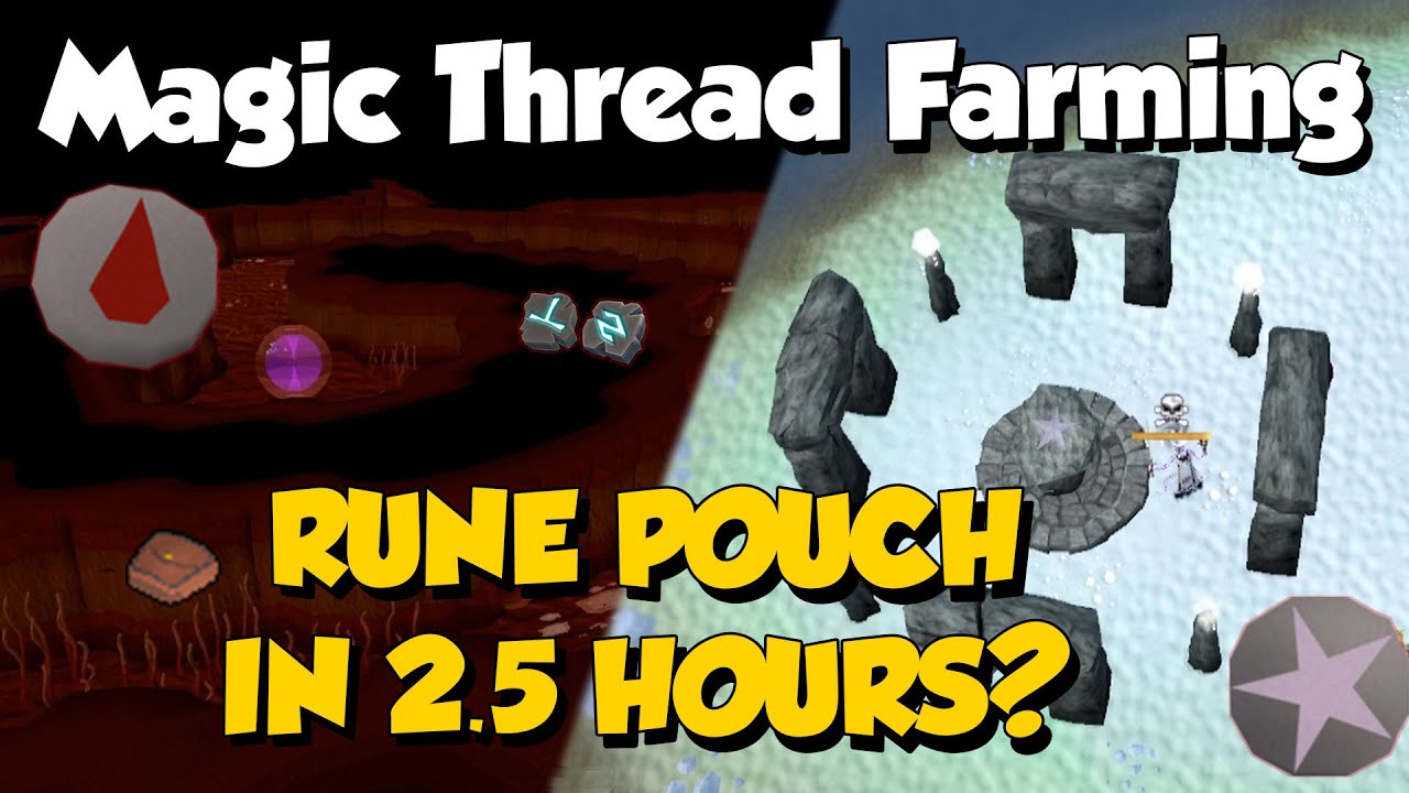 [Hotfixed many years later lol] Make a Rune Pouch in 2.5 Hours? 20M+ Gp/hr [RS3] Magic Threads