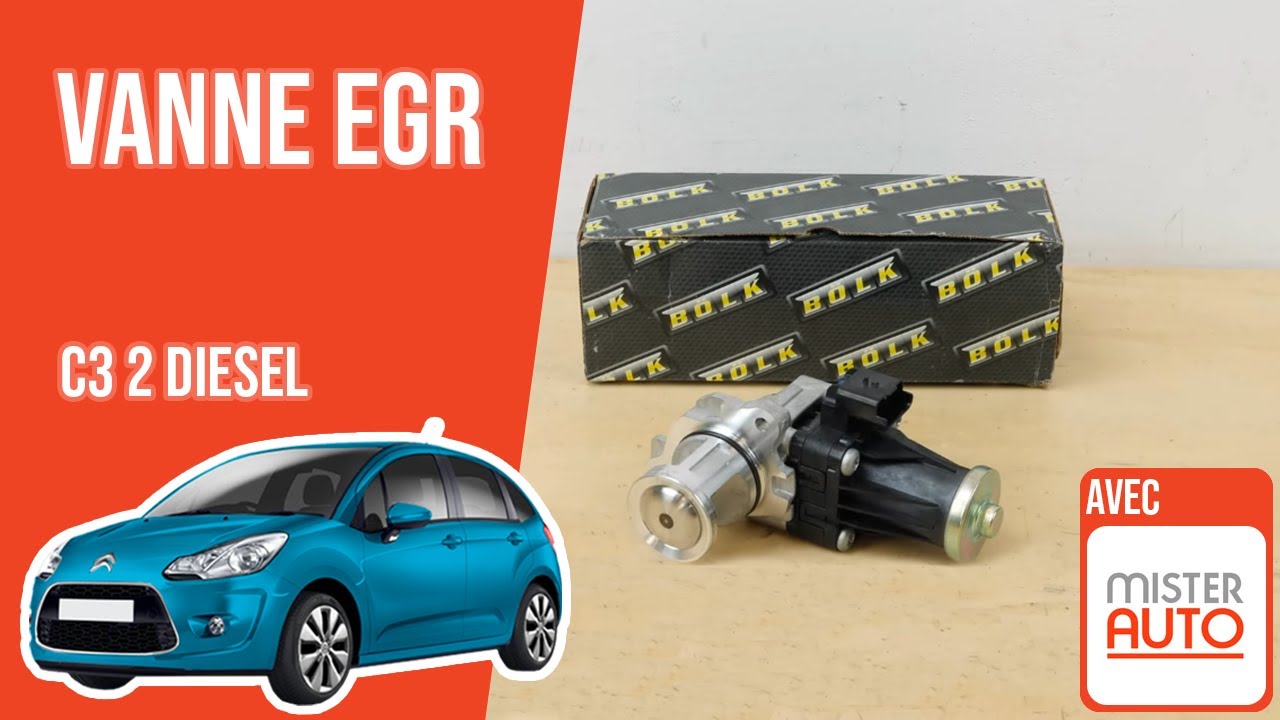 Changer la Vanne EGR Citroën C3 2 1.4 HDI ♻️
