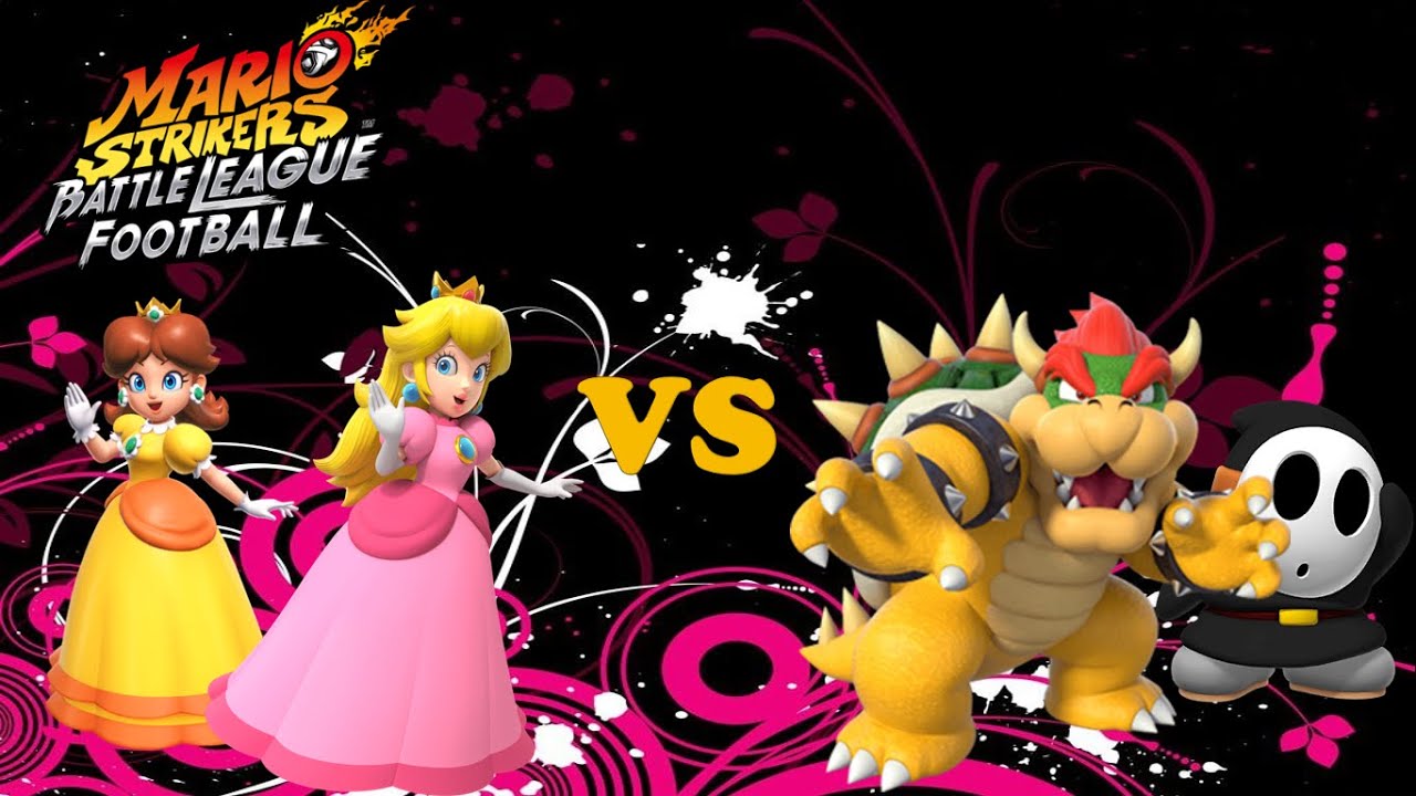 Mario Strikers: Battle League Football - Team Peach (Magicians) vs Team Bowser (Cyclones)