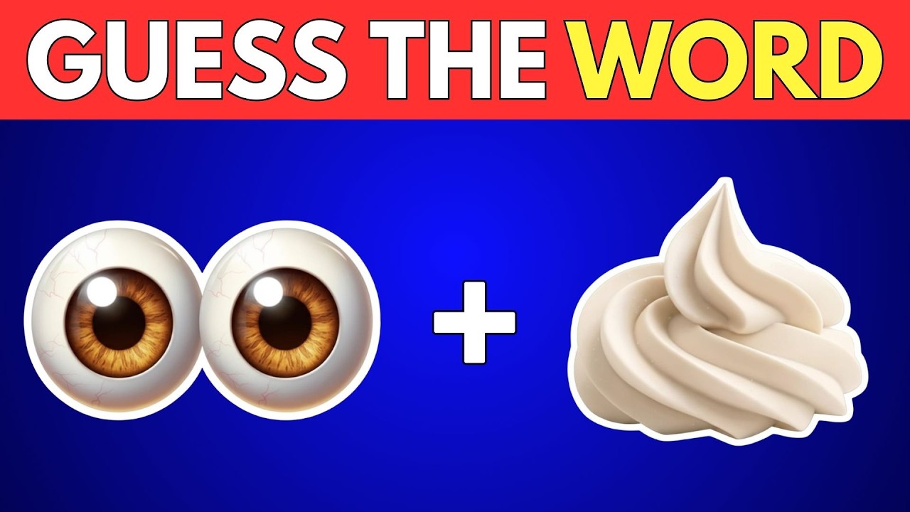 Guess The WORD By Emojis? 🤔Emoji Quiz Challenge Game 2026