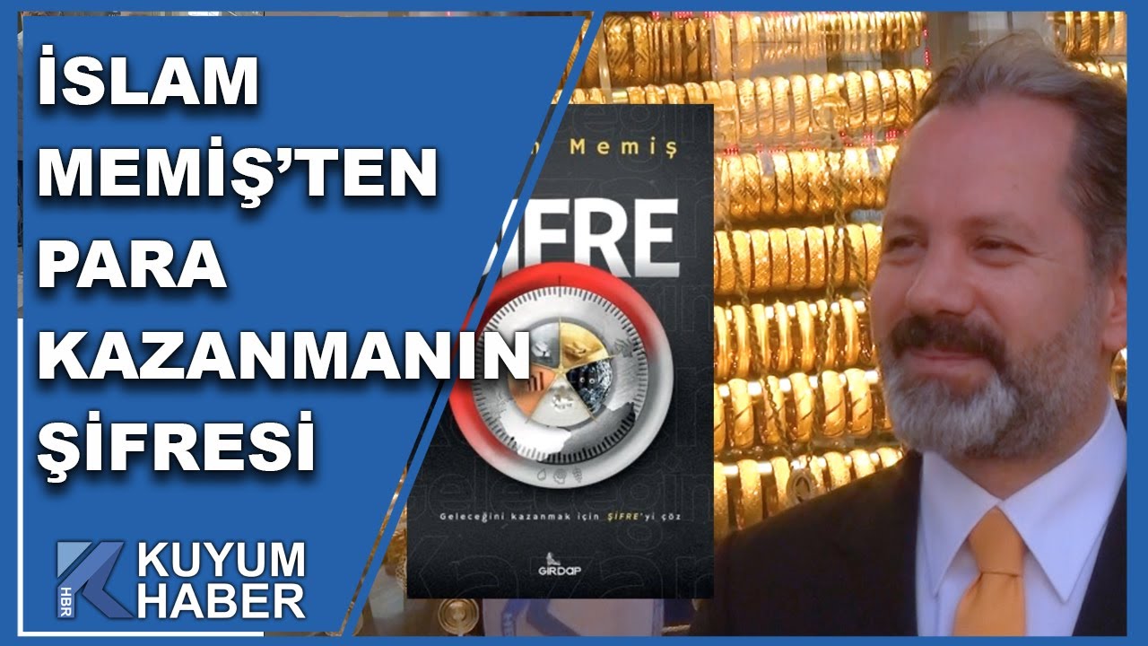 Finans Analisti İslam Memiş'in Para Kazanmanın Doğru Yolunu Anlattığı 'Şifre' Kitabı &Ccedil;ıktı