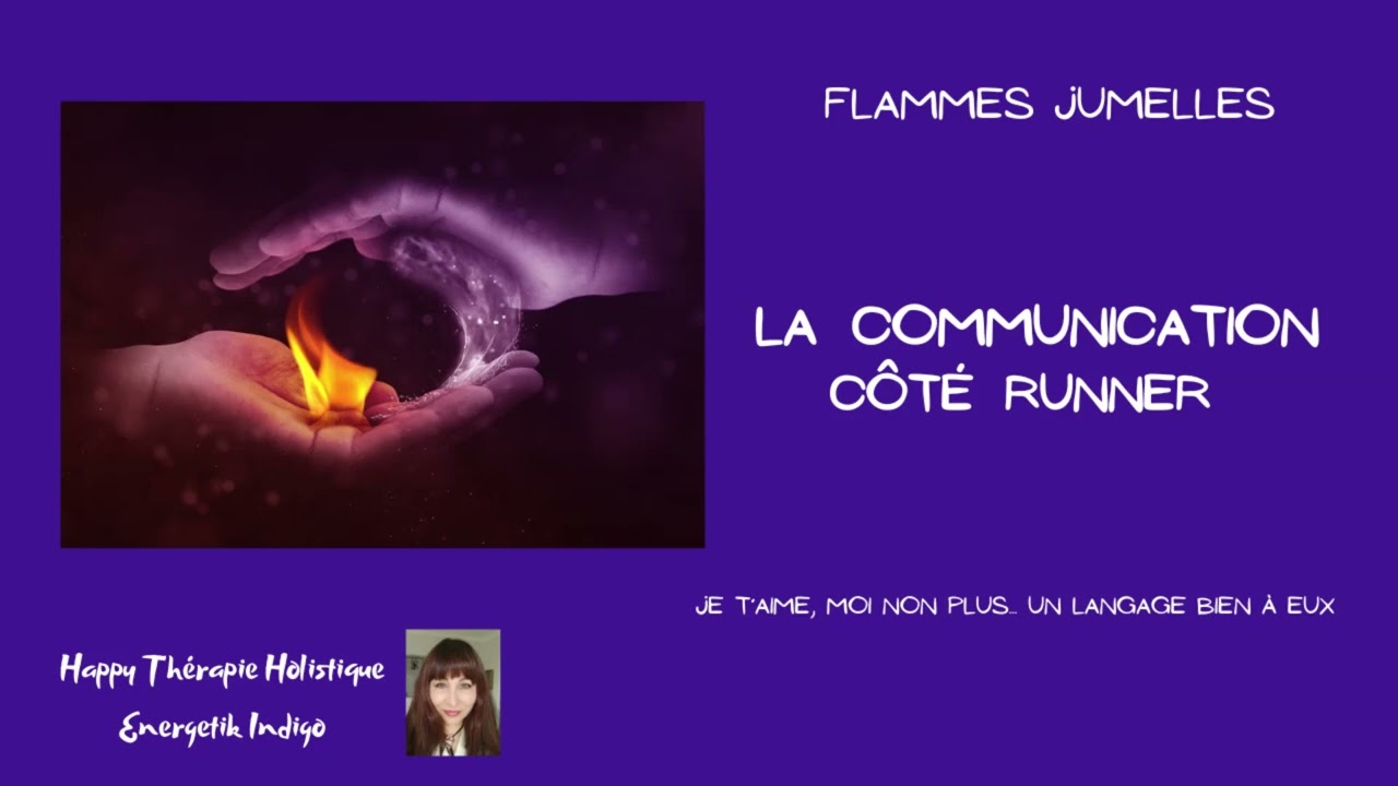 FLAMMES JUMELLES, COMMUNICATION CÔTÉ RUNNER. Je t'aime moi non plus