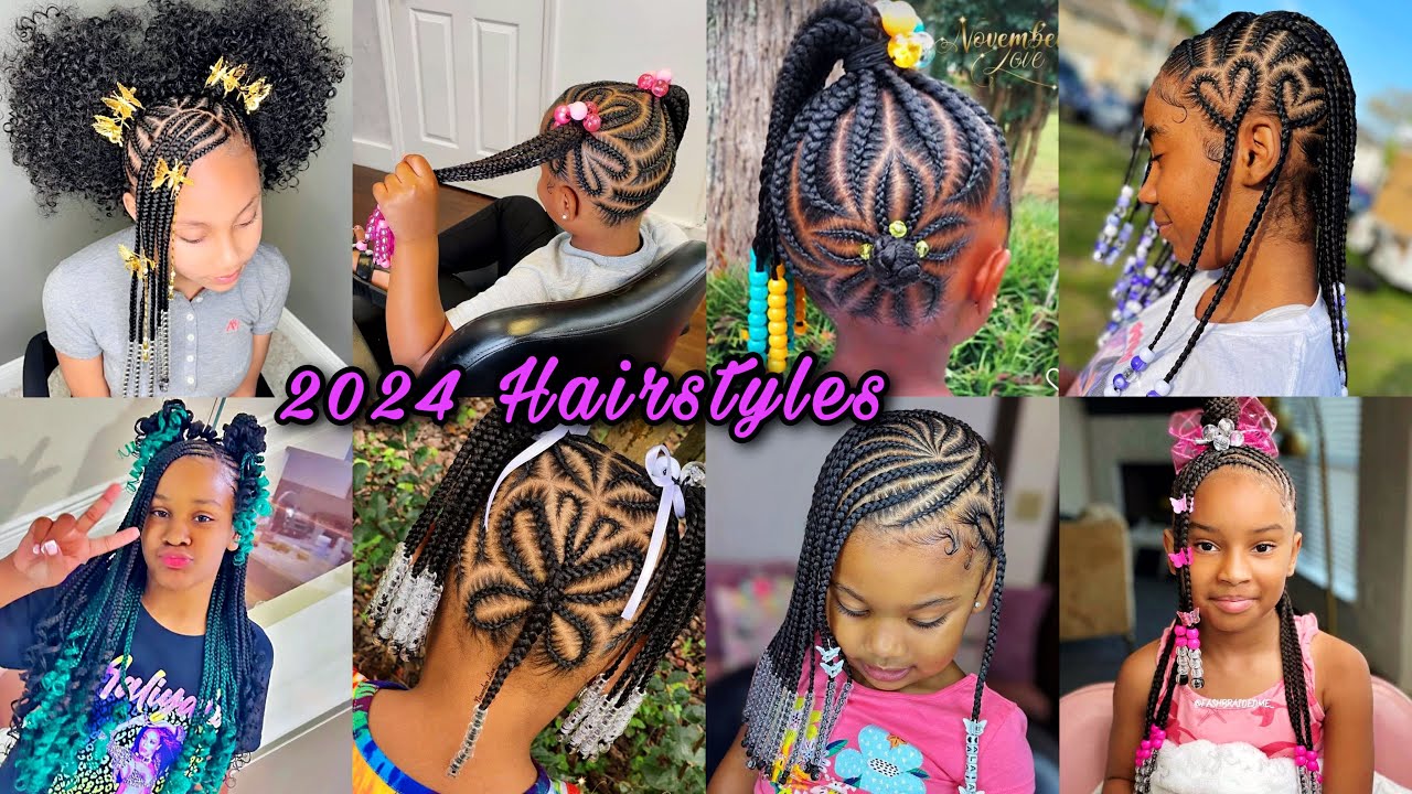 Cute And Fun Braids For Kids | The Hottest Trends Of 2024/Easy Braids Hairstyles For Kids/Girls