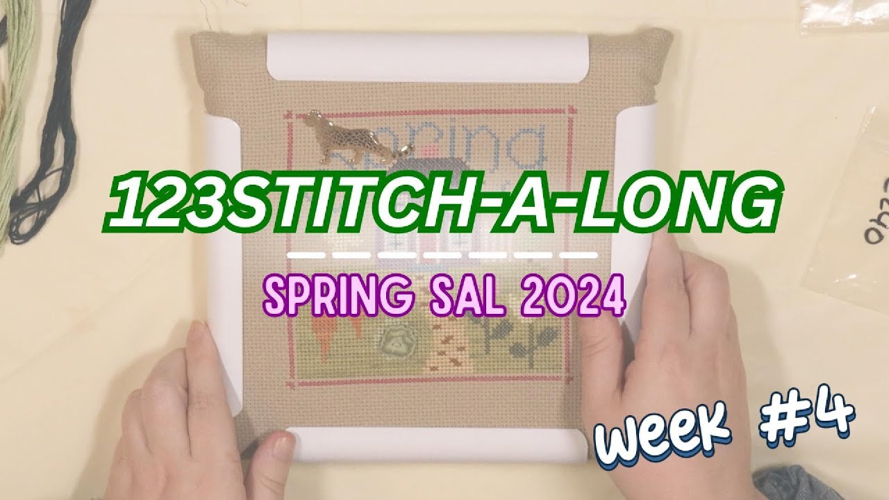 123Stitch.com - Spring STITCH-A-LONG 2024 - Week #4 - Spring Sampler - Final Details