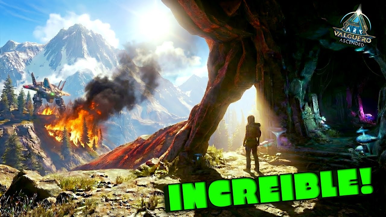 Un ROBOT ASESINO me esta CAZANDO en este MUNDO PREHISTORICO! ARK VALGUERO EP 2
