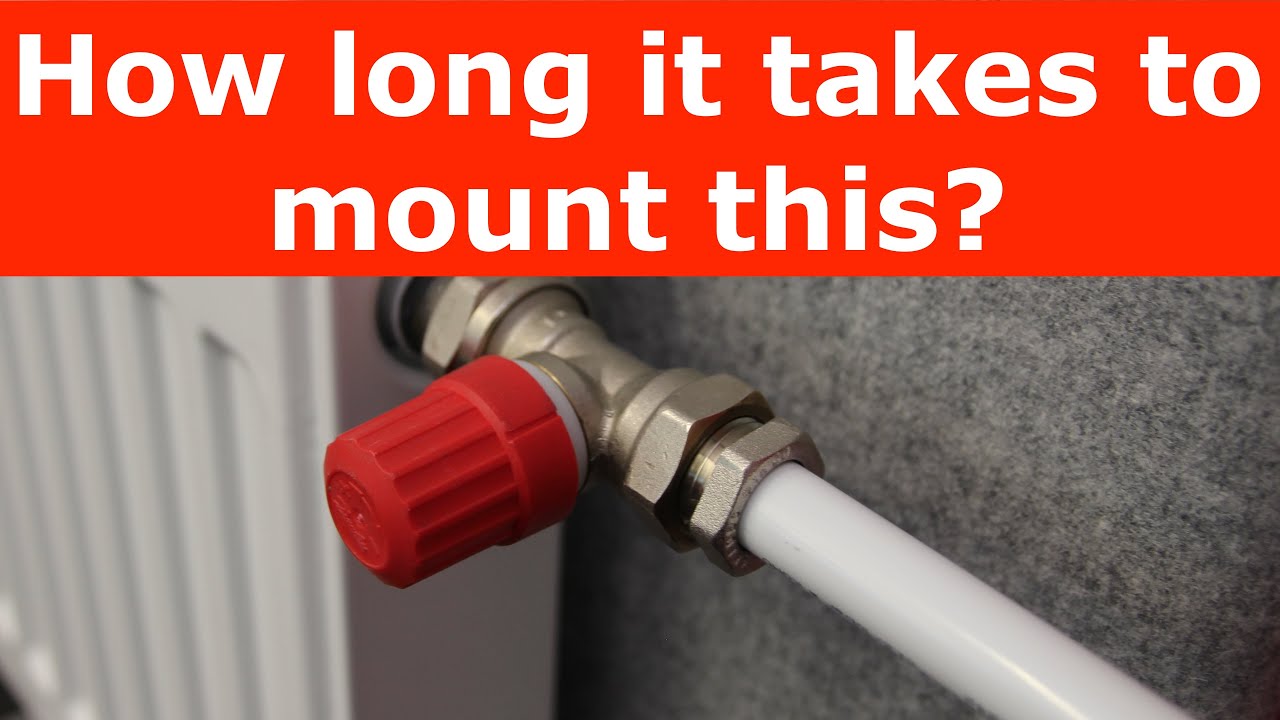 Installation guide - RA-N +AL-PEX ext. thread fitting + ALPEX pipe. How much time it takes?