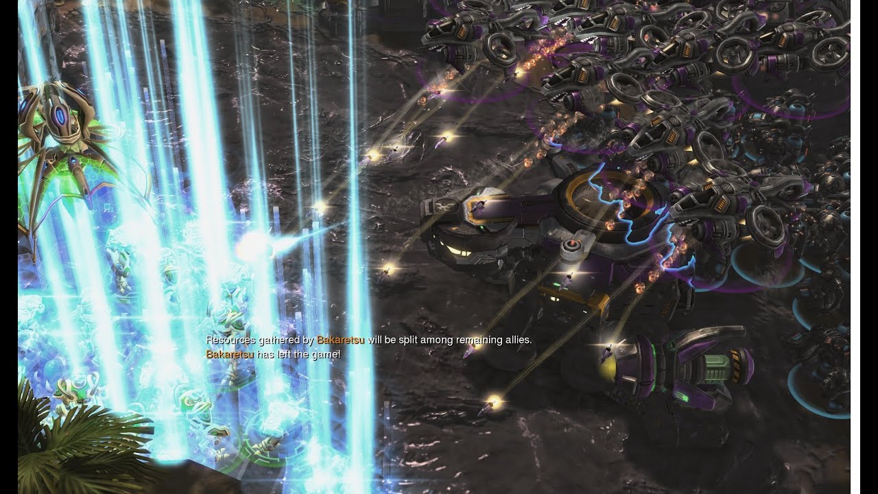 1440p MONOBATTLE - Widow Mine, Zealot, Queen, Disruptor, Zealot, Cyclone, Roach, Banshee - StarCraft