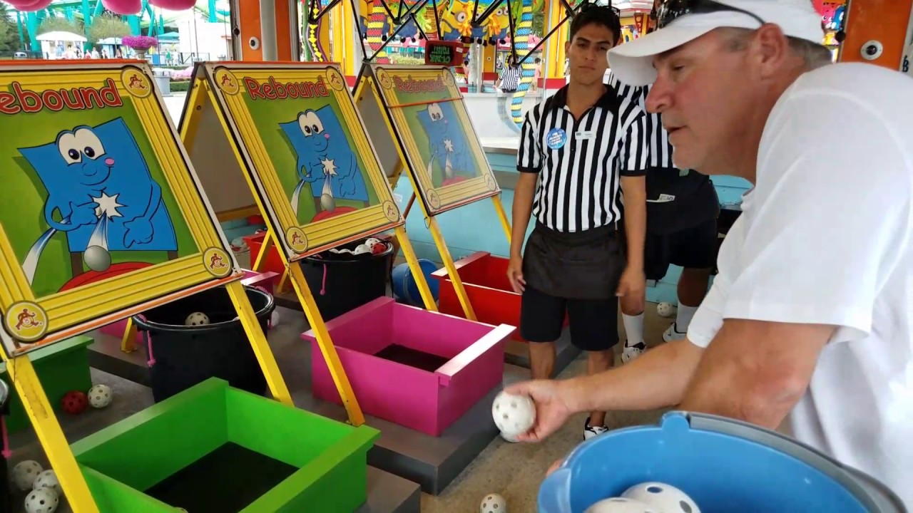Cedar point 2017, rebound, bank a ball  winner
