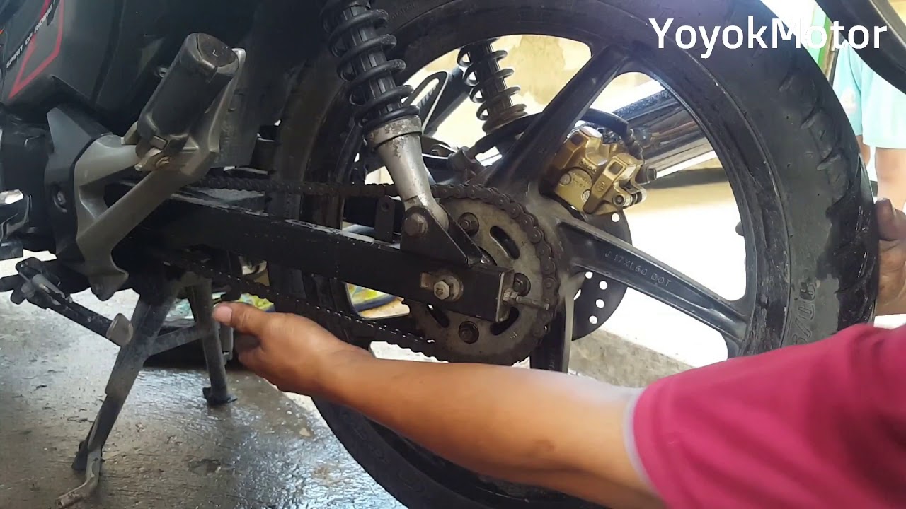 Cara Setel Rantai Pada Motor Supra 125