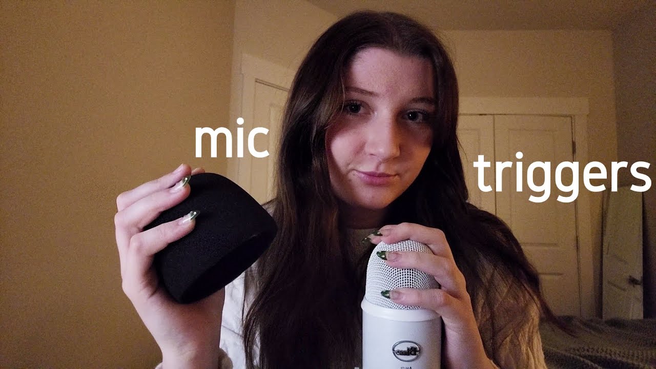 ASMR fast aggressive mic triggers (scratching, pumping, swirling, tapping, cupping, fabric)