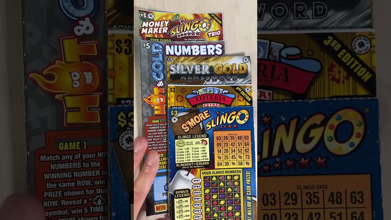 Slingo Trio, Loteria, Hot & Cold $40 Washington Lottery Scratch-Offs