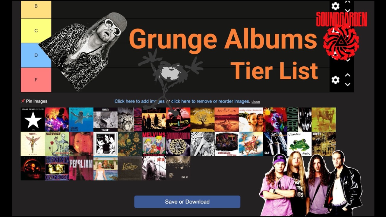 Grunge Albums Tier List