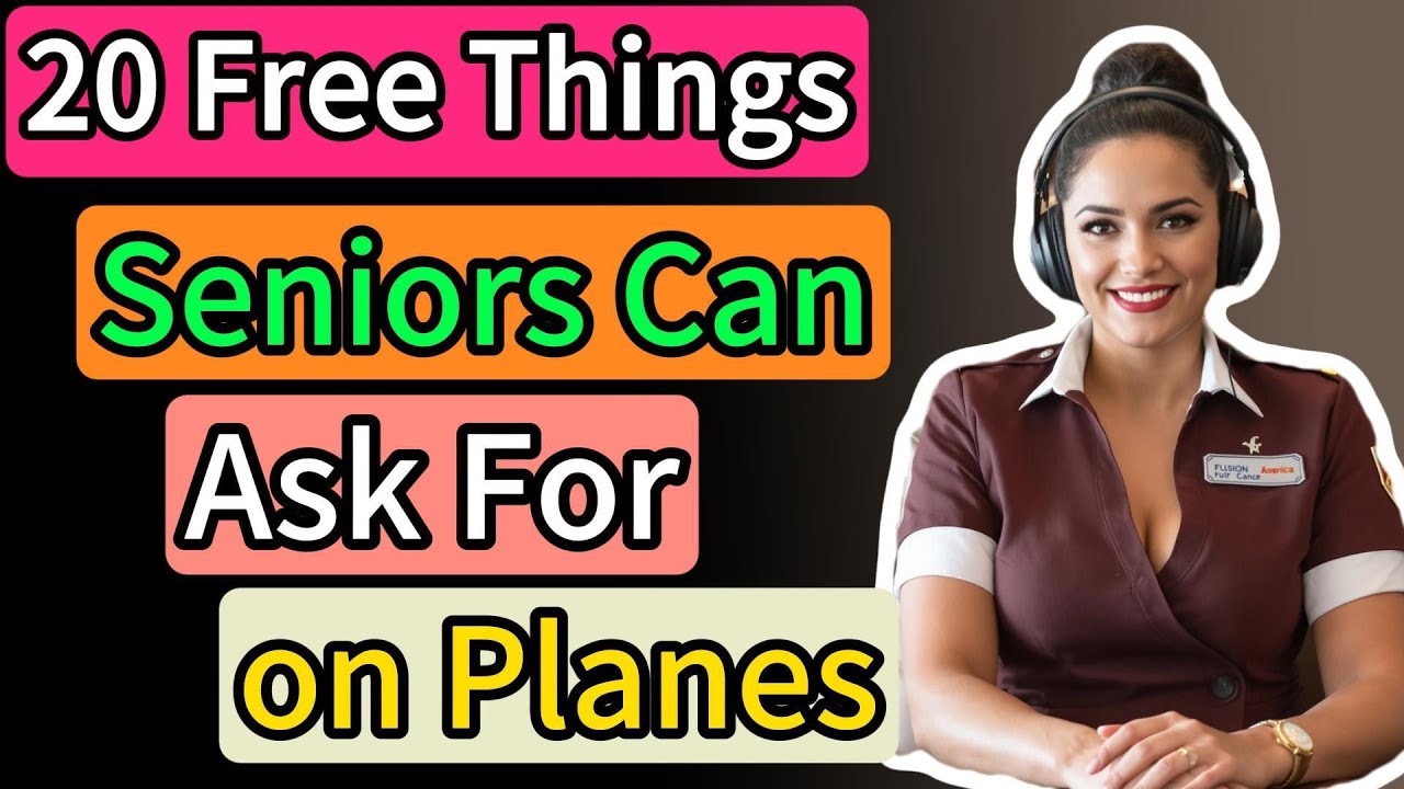20 Free Things Seniors Can Ask For on Planes (Airlines Secrets Seniors Don't Know）
