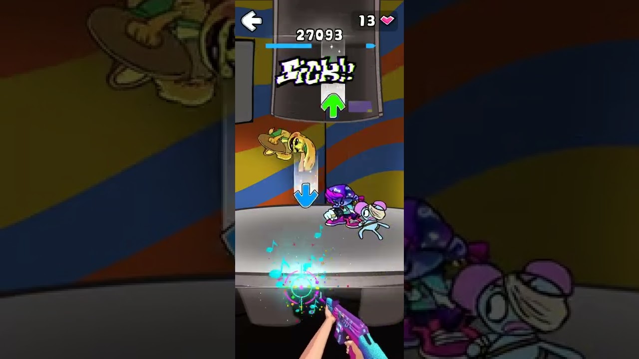 Gameplay of an app called 