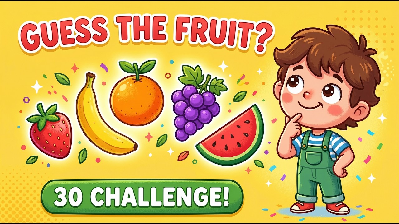 🍓 Guess 30 Fruits in 3 Seconds! 🍑🍌 Can You Name Them All ?🍉