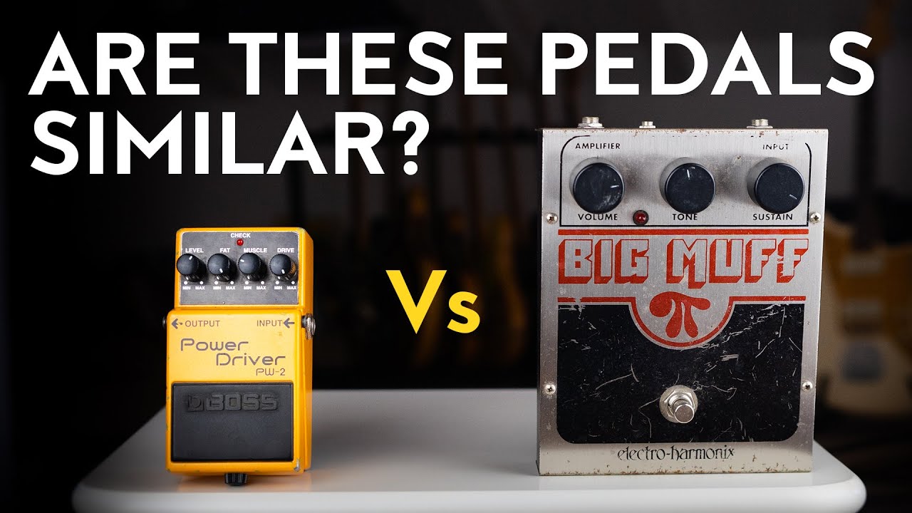 Boss PW-2 Power Driver Vs. Electro Harmonix Big Muff Pi made in USA