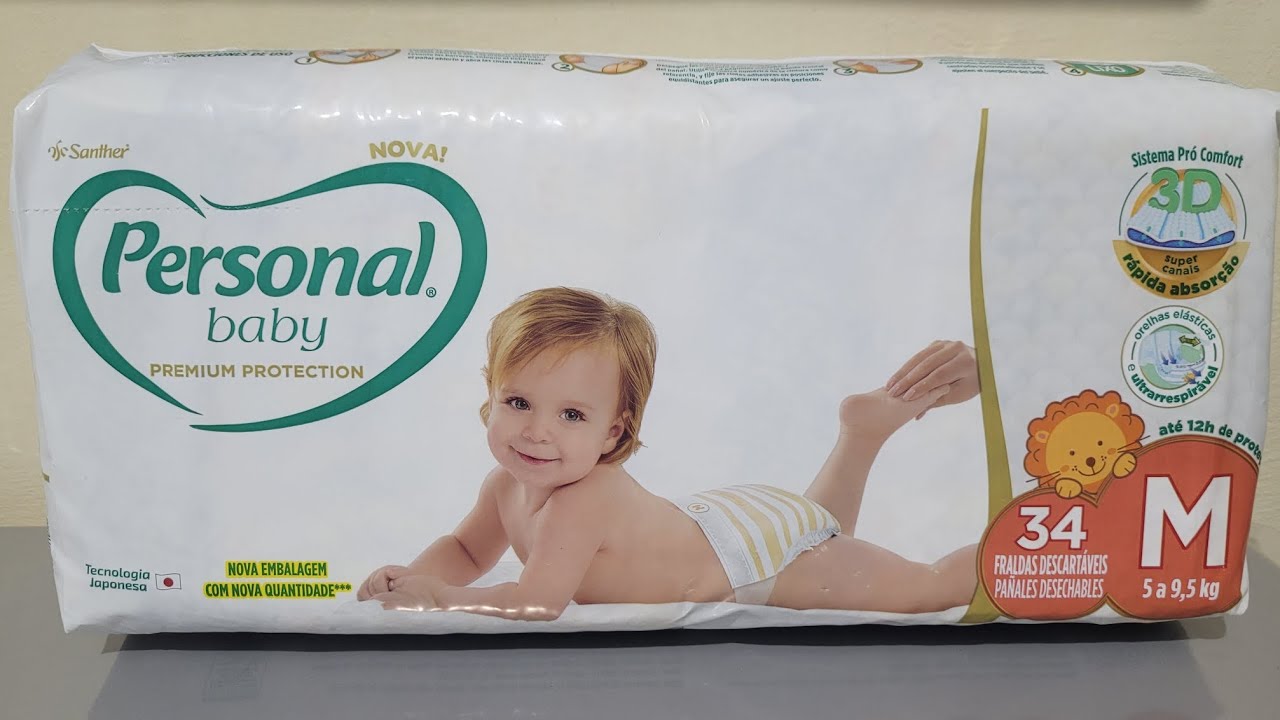 Fralda Personal Baby Premium protection | Tamanho M | Resenha completa