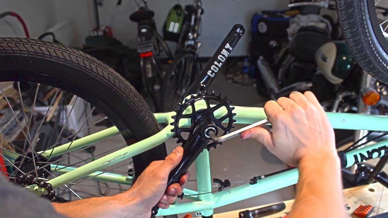 Как заменить и установить шатуны BMX