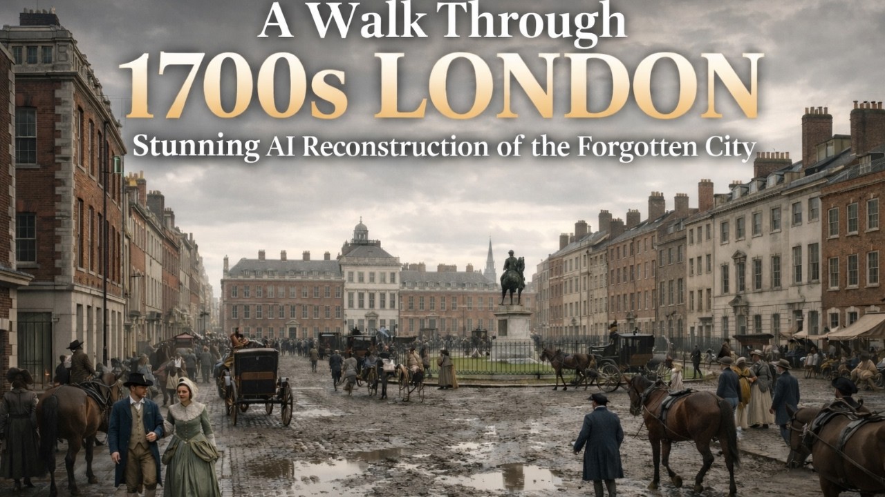 Step Inside London in the 1700s — AI Brings the Lost City Back to Life