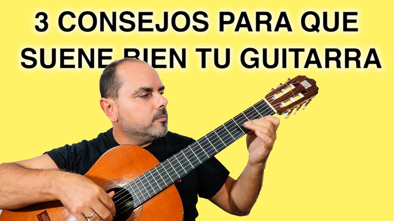 Los 3 mejores consejos para que suene BIEN tu GUITARRA 🎸[8 minutos]